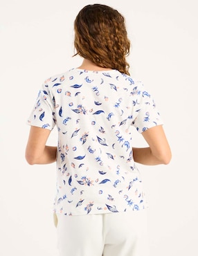 Playera manga corta Weekend cuello redondo para mujer