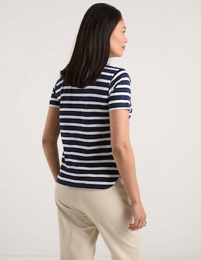Playera manga corta Weekend cuello redondo para mujer