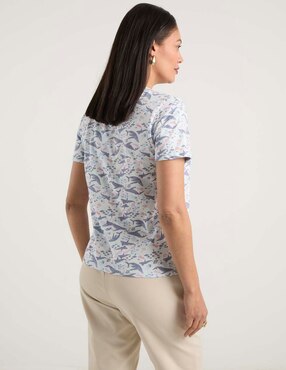 Playera manga corta Weekend cuello redondo para mujer
