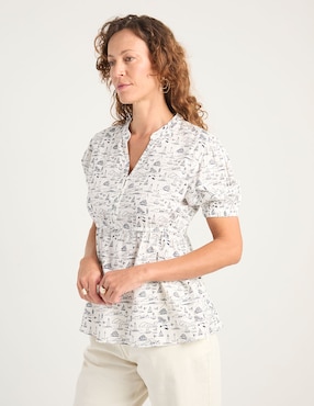 Blusa Weekend manga al codo para mujer