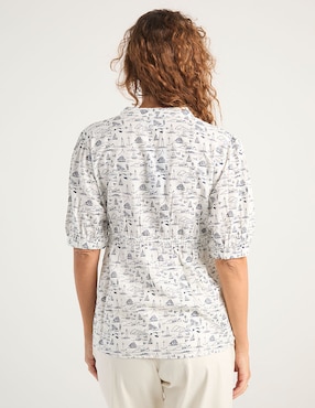 Blusa Weekend manga al codo para mujer