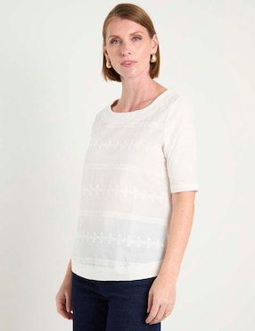 Blusa Weekend manga al codo para mujer