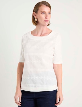 Blusa Weekend manga al codo para mujer