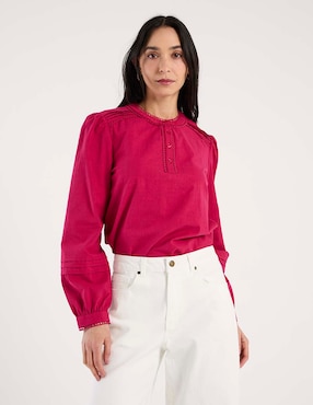 Blusa Weekend manga larga para mujer