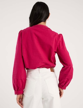 Blusa Weekend manga larga para mujer