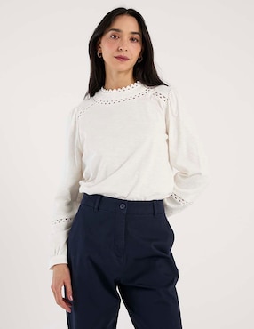 Blusa Weekend manga larga para mujer