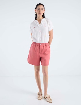 Blusa Weekend manga corta para mujer