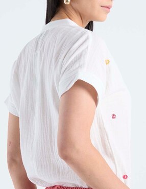 Blusa Weekend manga corta para mujer
