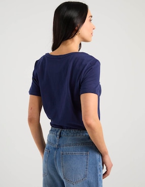 Playera manga corta Disney Dtr cuello redondo para mujer