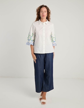 Blusa Weekend manga 3/4 para mujer