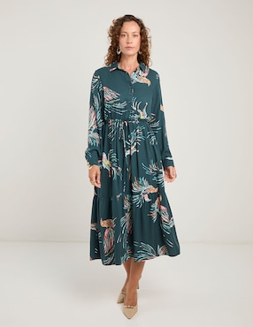 Vestido midi casual Weekend para mujer