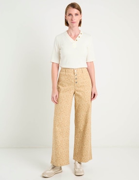 Jeans wide leg a la cintura alta Weekend para mujer