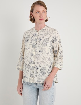 Blusa Weekend manga 3/4 para mujer
