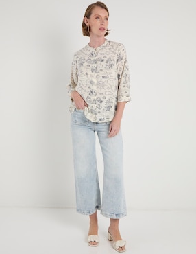 Blusa Weekend manga 3/4 para mujer