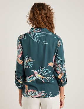 Blusa Weekend manga larga para mujer