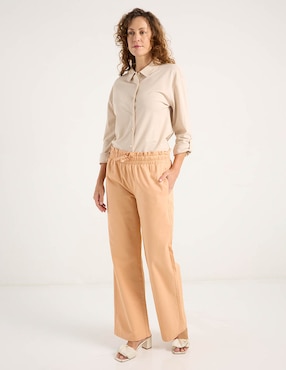 Pantalón relaxed Weekend flare para mujer