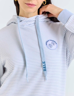Sudadera con capucha Disney Dtr Double Trouble para mujer