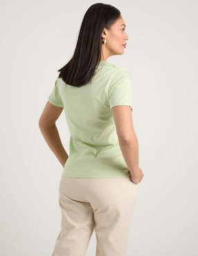 Playera manga corta Weekend cuello redondo para mujer