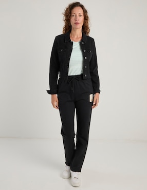 Pants slim Disney Dtr con agujeta para mujer