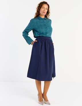 Blusa Weekend manga larga para mujer