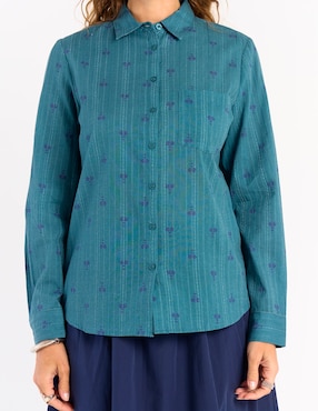 Blusa Weekend manga larga para mujer