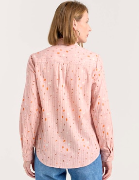 Blusa camisera Weekend manga larga para mujer