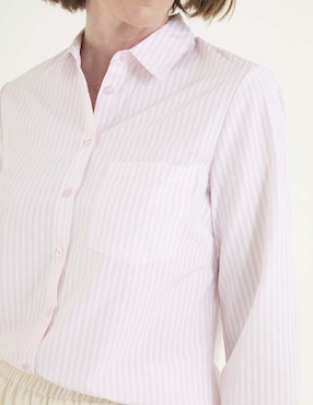 Blusa manga larga para mujer