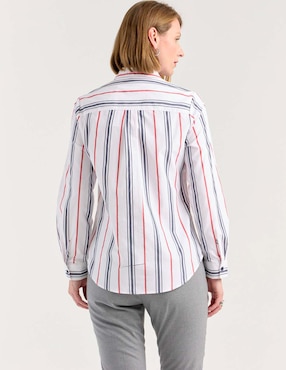 Blusa camisera Weekend manga larga para mujer