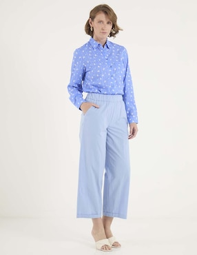 Blusa manga larga para mujer