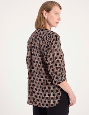 Blusa manga 3/4 para mujer