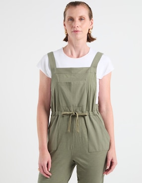 Jumpsuit Weekend de algodón para mujer