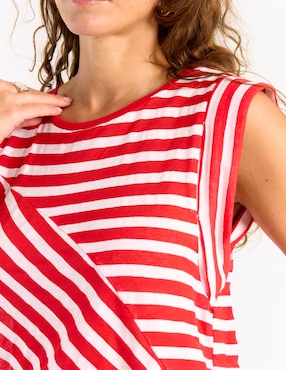 Playera manga corta Weekend cuello redondo para mujer