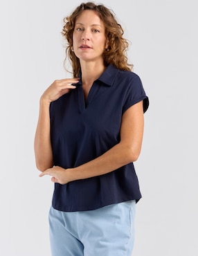 Blusa Weekend manga corta para mujer