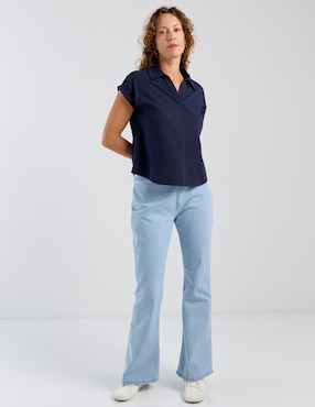 Blusa Weekend manga corta para mujer