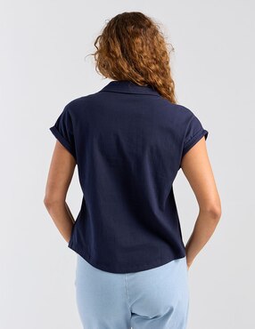 Blusa Weekend manga corta para mujer
