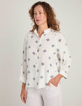 Blusa Weekend manga larga para mujer