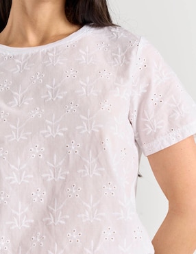 Blusa Weekend manga corta para mujer
