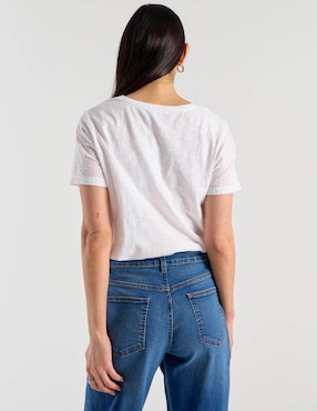 Blusa Weekend manga corta para mujer