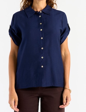 Blusa Weekend manga corta para mujer