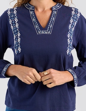 Blusa Weekend manga larga para mujer