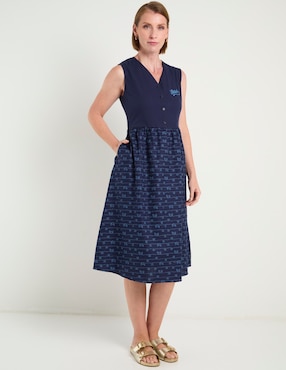 Vestido 3/4 casual Disney Dtr para mujer