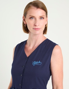 Vestido 3/4 casual Disney Dtr para mujer
