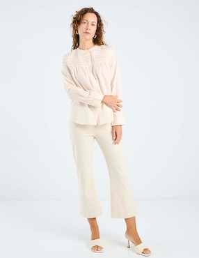 Blusa Weekend manga larga para mujer