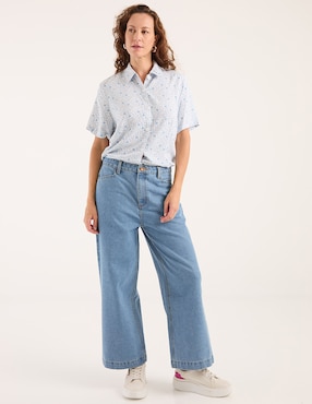 Jeans wide leg Weekend para mujer