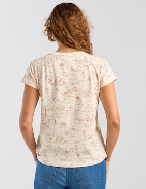 Playera Weekend cuello redondo para mujer