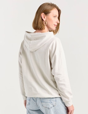 Sudadera con capucha y bolsa Weekend para mujer