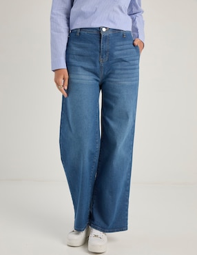 Jeans coulotte wide leg Weekend para mujer