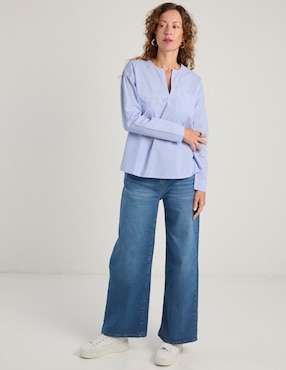 Jeans coulotte wide leg Weekend para mujer