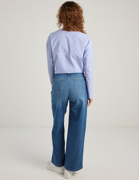 Jeans coulotte wide leg Weekend para mujer
