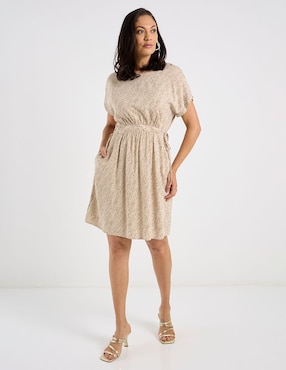 Vestido arriba de la rodilla casual Weekend escote medio